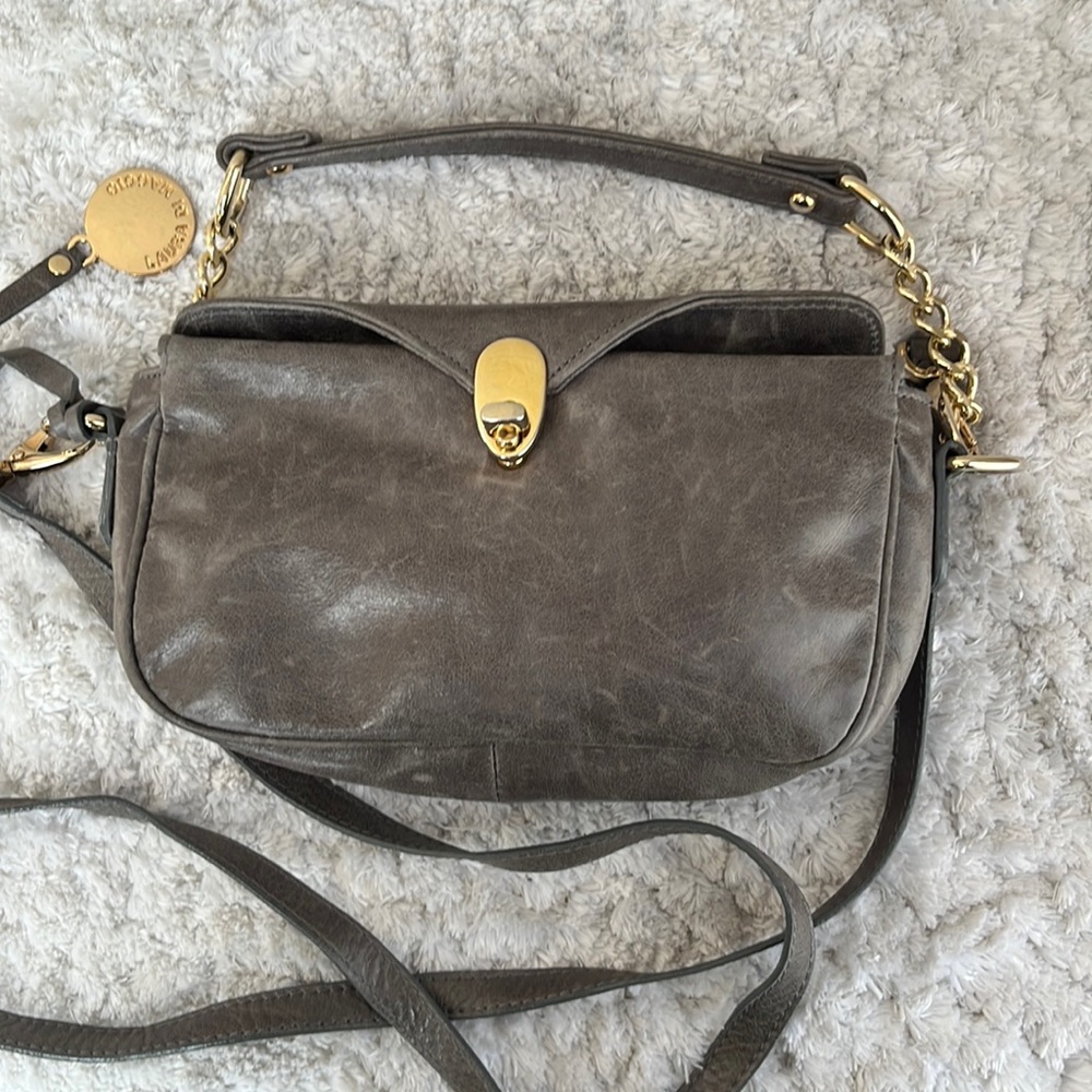 Laura Di Maggio Italian Leather Convertible crossbody Bag - Picture 3 of 12